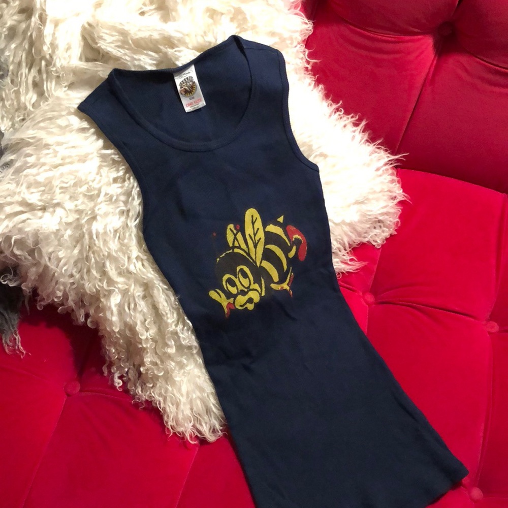 ED HARDY navy blue camisole women